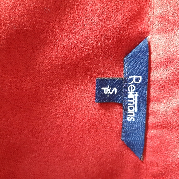 Red Suede Button-up Shirt - Picture 8 of 11